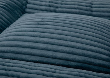 Produktbild von Wau-Floor Hundematte aus Cord in Blau Größe M 100x80cm