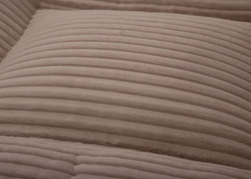 Produktbild von Wau-Floor Hundematte aus Kuschelcord in Taupe Größe L 120x100cm