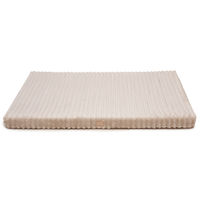 Produktbild von Wau-Floor Hundematte Kuschelcord Creme Beige Größe L 120x100cm