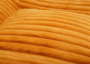 Produktbild von Wau-Floor Hundematte Kuschelcord Mustard Gelb Größe S 80x60cm
