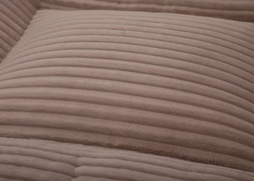 Wau-Floor Hundematte Kuschelcord Taupe M 100x80cm 3cm – Bild 1 von 1