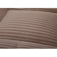 Produktbild von Wau-Floor Kuschelcord Hundebett Taupe XL 140x120cm 10cm