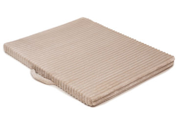 Produktbild von Wau-Floor Traveller Hundematte aus Kuschelcord in Creme Beige XL 140x120cm