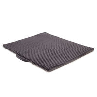 Produktbild von Wau-Floor Traveller Hundematte aus Kuschelcord in Dark Grey Grösse L 120x100cm