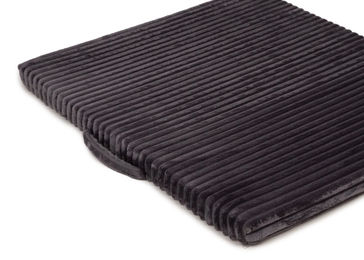 Produktbild von Wau-Floor Traveller Hundematte aus Kuschelcord in Dark Grey Grösse M 100x80cm
