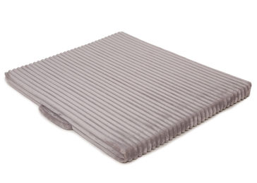 Produktbild von Wau-Floor Traveller Hundematte aus Kuschelcord in Light Grey Größe M 100x80cm