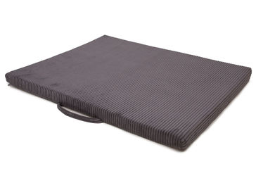 Produktbild von Wau-Floor Traveller Hundematte Cord Dunkelgrau XL 140x120cm 5cm