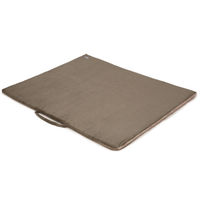Produktbild von Wau-Floor Traveller Hundematte Cord Olive in Größe L 120x100cm mit 5cm Höhe