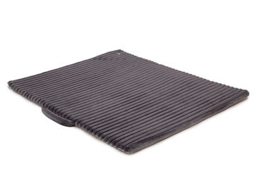 Produktbild von Wau-Floor Traveller Hundematte Kuschelcord Dark Grey XL 140x120cm