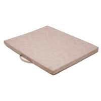 Produktbild von Wau-Floor Traveller Pets Friendly Hundematte mit Memory Foam in Taupe Beige Größe M 100x80cm