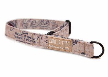 Produktbild von Wau-Move Erziehungshalsband Zugstopp-Halsband aus Stoff in Beige 3cm wasserabweisend