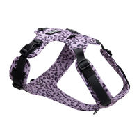 Produktbild von Wau-Move Hundegeschirr Heart Y-Geschirr Mini aus Stoff wasserabweisend Lila XXS