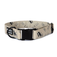 Produktbild von Wau-Move Hundehalsband aus Stoff in Creme Größe M wasserabweisend 26-43 cm