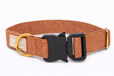 Produktbild von Wau-Move Hundehalsband Cinnamon Safety Braun Wasserabweisend 39-64 cm