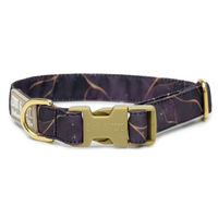 Produktbild von Wau-Move Hundehalsband Golden Plum S Wasserabweisend Stoff 22-34 cm