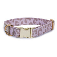 Produktbild von Wau-Move Hundehalsband Leo Creme aus Stoff wasserabweisend 33-52cm