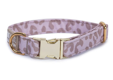 Produktbild von Wau-Move Hundehalsband Leo Creme Beige aus Stoff wasserabweisend 35-55cm Extreme
