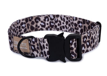 Produktbild von Wau-Move Hundehalsband Leo Dark Safety wasserabweisend bunt 39-64 cm
