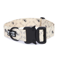 Produktbild von Wau-Move Hundehalsband Safety Creme aus wasserabweisendem Stoff 39-64 cm