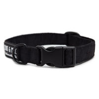 Produktbild von Wau-Move Hundehalsband Schwarz aus Stoff wasserabweisend Größe S