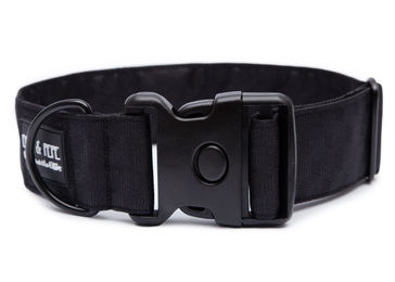 Produktbild von Wau-Move Hundehalsband Schwarz Wasserabweisend Stoff 35-55 cm