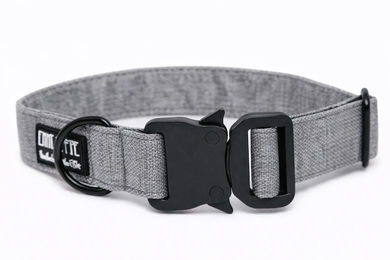 Produktbild von Wau-Move Hundehalsband Stone Safety Grau wasserabweisend 39-64 cm