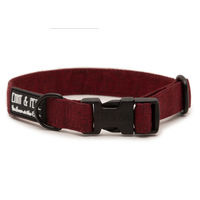 Produktbild von Wau-Move Hundehalsband Velvet in Rot S 22-34 cm wasserabweisend