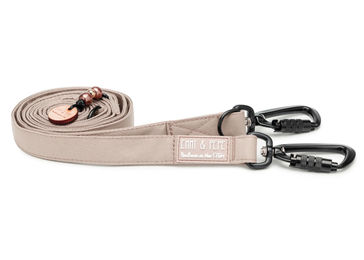 Produktbild von Wau-Move Hundeleine Dune Beige wasserabweisend mit Sicherheitskarabiner