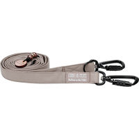 Produktbild von Wau-Move Hundeleine Dust aus Stoff mit Sicherheitskarabiner Beige 200 cm