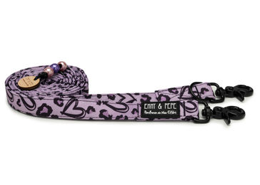 Produktbild von Wau-Move Hundeleine Heart Lila Größe M wasserabweisend