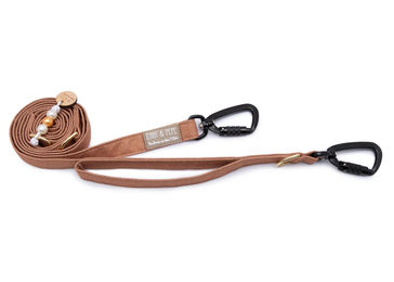 Produktbild von Wau-Move Hundeleine mit Handschlaufe Cinnamon Braun 200cm wasserabweisend