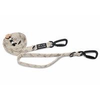 Produktbild von Wau-Move Hundeleine mit integriertem Kurzführer Beige wasserabweisend 200 cm