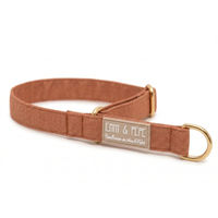 Produktbild von Wau-Move Zugstopp-Halsband Cinnamon Erziehungshalsband Braun 1,5cm wasserabweisend