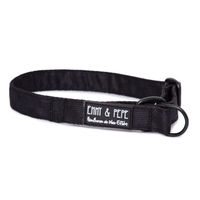 Produktbild von Wau-Move Zugstopp-Halsband Erziehungshalsband aus Stoff Schwarz 1,5cm wasserabweisend