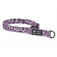 Produktbild von Wau-Move Zugstopp-Halsband Heart Erziehungshalsband lila 3cm wasserabweisend