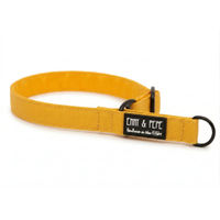 Produktbild von Wau-Move Zugstopp-Halsband Lemonade Erziehungshalsband aus wasserabweisendem Stoff Gelb 1,5cm