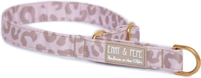 Wau-Move Zugstopp-Halsband Leo Creme 2cm für Hunde – Bild 1 von 1