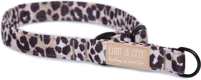 Wau-Move Zugstopp-Halsband Leo Dark 1,5cm für Hunde – Bild 1 von 1