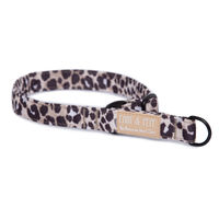 Produktbild von Wau-Move Zugstopp-Halsband Leo Dark Erziehungshalsband wasserabweisend Schwarz 2cm