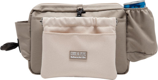 Wau-Pack Dust Snack-Tasche Futterbeutel aus Silikon Beige Größe L 100-145cm – Bild 1 von 1
