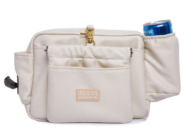 Produktbild von Wau-Pack Futterbeutel aus Kunstleder in Beige Größe L (100-145cm)