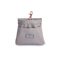 Produktbild von Wau-Pack Futterbeutel aus Wildleder in Silber und Grau