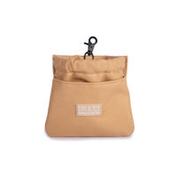Produktbild von Wau-Pack Leckerli-Tasche aus Wildleder in Mustard Gold