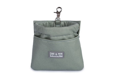 Produktbild von Wau-Pack Leckerli-Tasche aus Wildleder in Salbei und Rose