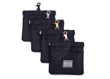 Produktbild von Wau-Pack Wau-Pocket Leckerli-Tasche Rock me / Rose in Rosa mit Metallverschluss