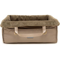 Produktbild von Wau-Snuggle Hundekorb Cord Rechteckig M Beige Taupe für Welpen