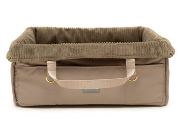 Produktbild von Wau-Snuggle Hundekorb Dune Beige Rechteckig Größe L aus Cord wasserabweisend