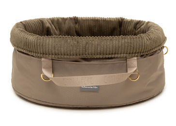 Produktbild von Wau-Snuggle Hundekorb Dune Oval aus Cord in XS