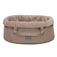 Produktbild von Wau-Snuggle Hundekorb Leo Taupe Beige Kunstleder XS