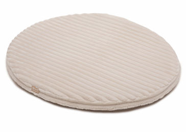 Produktbild von Wau-Snuggle Orthopädische Hundematte aus Cord in Beige Oval Größe M